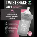 Бутылочка для новорожденных Twistshake, 180 мл, от 0 мес., с антиколиковым клапаном, cерая