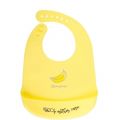 Слюнявчик нагрудник для кормления силиконовый Mother Care, желтый👶