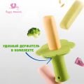 Палочки для прорезывания зубов фруктово-овощные с удобной ручкой, 6м+